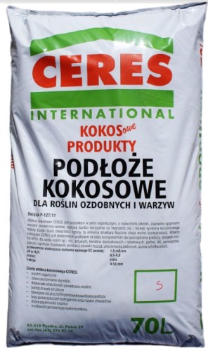CERES Włókno kokosowe silnie oczyszczone 70l