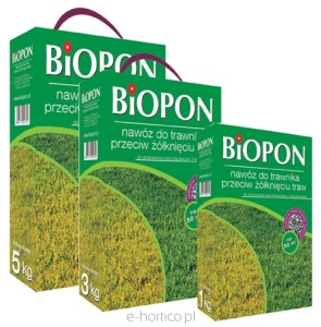 BIOPON Nawóz przeciw żółknięciu granulat 3kg