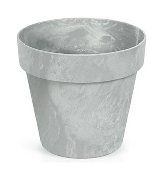 PROSPERPLAST Doniczka Cube Beton Effect - beton DCUB400E-422U