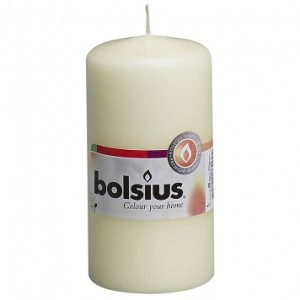 BOLSIUS Świeca pieńkowa 120/60 mm kremowa