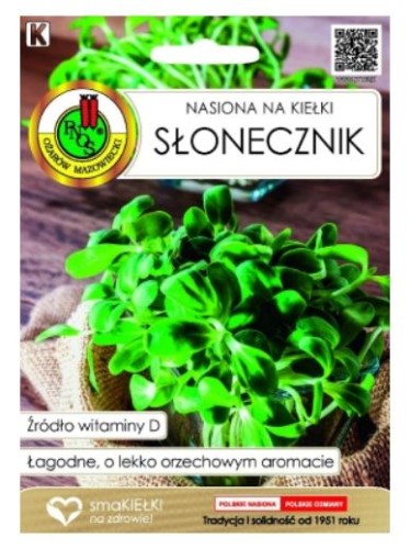 PNOS Nasiona na kiełki Słonecznik 40 g