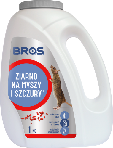 BROS Ziarno na myszy i szczury 1 kg