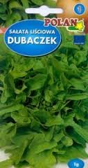 POLAN Sałata liściasta Dubaczek dębolistna zielona 1g