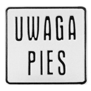 Tabliczka metalowa groźny pies Tatrapet