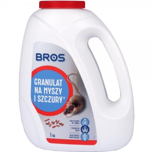 BROS Granulat na myszy i szczury 1kg