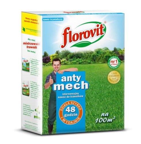 FLOROVIT INTERWENCYJNY NAWÓZ DO TRAWNIKÓW ANTY MECH 2KG