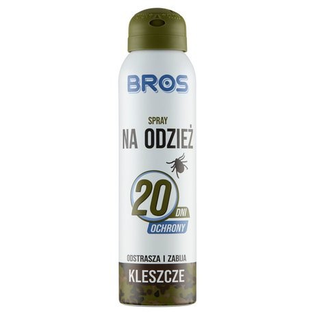 BROS Spray na odzież odstraszający kleszcze 90 ml