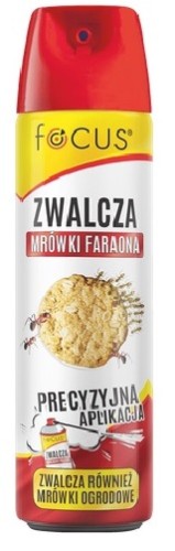 Focus zwalcza mrówki faraona, ogrodowe. Preparat  AE 300ml