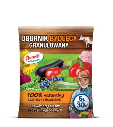 Florovit Pro Natura obornik bydlęcy granulowany 5l