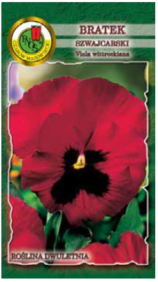 PNOS Bratek szwajcarski Alpengluhen czerwony z plamą 0,8 g