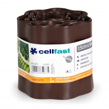 CELLFAST Obrzeże ogrodowe brązowe 15cmx9cm