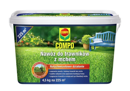 COMPO Nawóz do trawników z mchem 4,5 kg 
