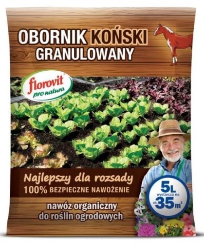 Florovit Pro Natura obornik koński granulowany 5L