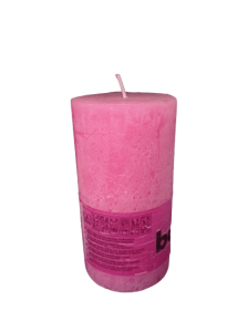 Bolsius Świeca Pieńkowa 13cm Różowa