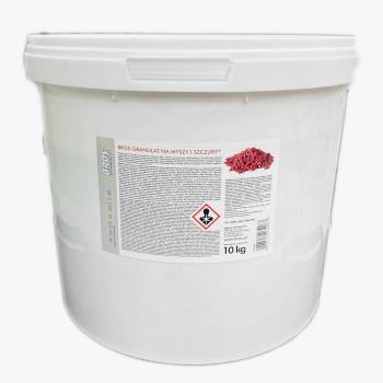 BROS Granulat trutka na myszy i szczury 10 kg