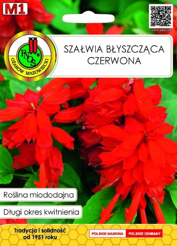 PNOS Szałwia Błyszcząca Czerwona 0,5g miododajna