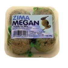 MEGAN Kule małe na tacce w folii 4 szt.