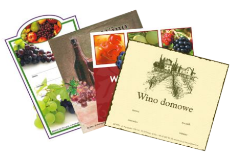 BIOWIN Etykiety na wino 93 84 20szt