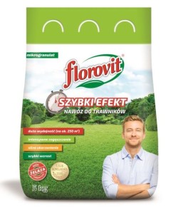 FLOROVIT NAWÓZ DO TRAWNIKÓW SZYBKI EFEKT 5 KG