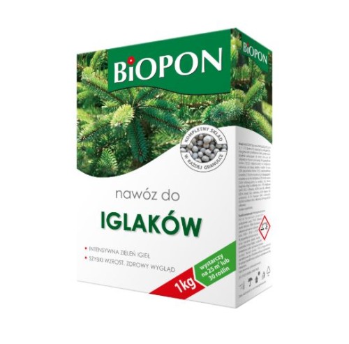 BIOPON Nawóz do iglaków granulat 1kg