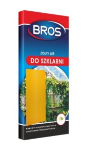 BROS Lep do szklarni żółty 10 szt