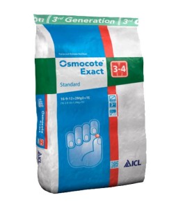 ICL Osmocote Exact 3-4M 16-9-12 + 2 MgO + TE STANDARD 25kg