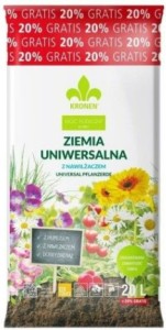 KRONEN Ziemia Uniwersalna z nawilżaczem 20l +20% gratis