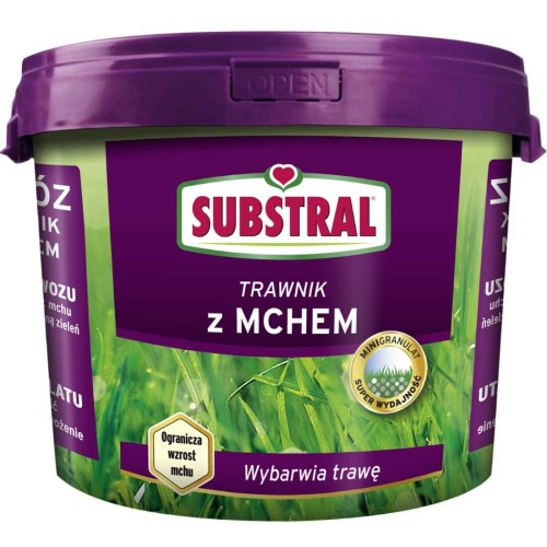 SUBSTRAL Nawóz do trawnika z mchem 10 kg