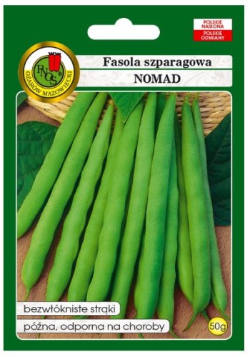 PNOS Fasola szparagowa zielona karłowa Nomad 50g