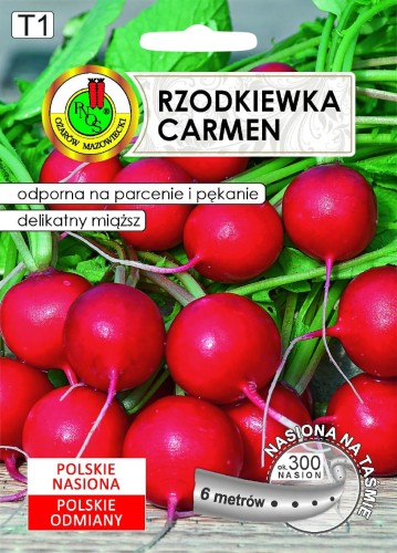 PNOS Rzodkiewka Carmen na taśmie 6m