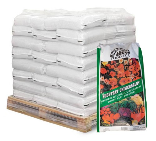 Substrat uniwersalny ph 5,5-6,5  PALETA 36 szt. x 80 L