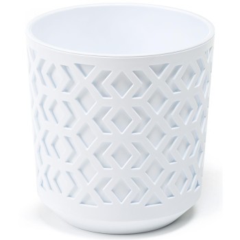 LAMELA Doniczka AZTEK 300 - k/biały + w/biały