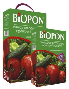BIOPON Nawóz do pomidorów ogórków warzyw karton 3kg