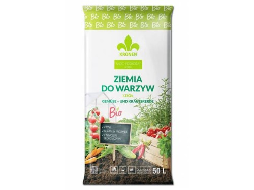 Kronen Ziemia BIO do ziół i warzyw 50l