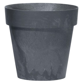 PROSPERPLAST Doniczka Cube Beton Effect - antracyt DCUB400E-S433