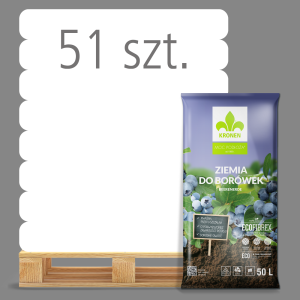 KRONEN Ziemia do borówek 50 l Paleta 51 szt. 