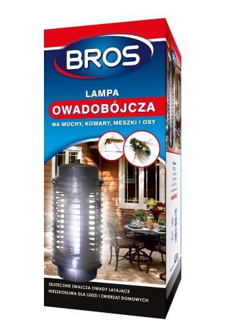 BROS Lampa owadobójcza na muchy, komary, meszki, osy
