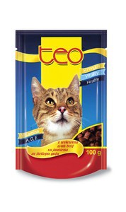 PUPIL FOODS Karma mokra dla kotów - wołowina, saszetka 0,1kg