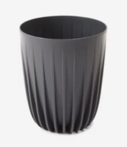 LAMELA Doniczka MIRA ECO recycled 190 antracyt