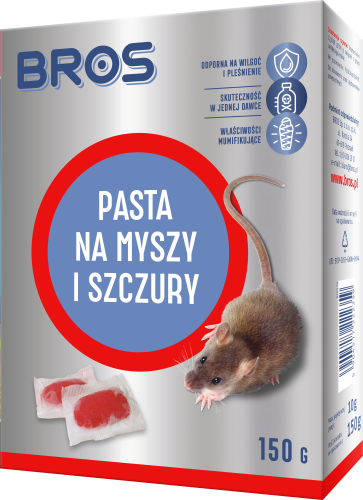 BROS Pasta na myszy i szczury 150 g