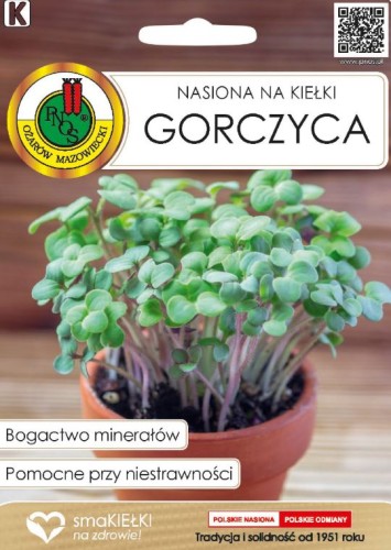 PNOS Kiełki Gorczyca biała 30g