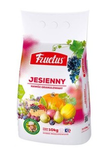 Nawóz fructus jesienny 10kg - nawóz granulowany