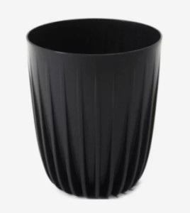 LAMELA Doniczka MIRA ECO recycled 300 czarny