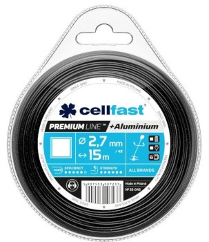 CELLFAST Żyłka premium kwadrat 2,7 mm x 15 m