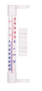 BIOWIN Termometr zaokrąglony średni przyklejany 020500