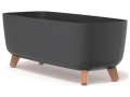Prosperplast Doniczka Gracia Case antracyt DGCL600-S433