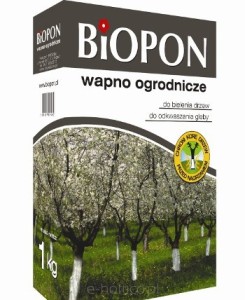 BIOPON Wapno ogrodnicze do bielenia i odkw. gleby 1kg