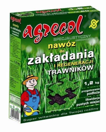 AGRECOL Nawoz do zakładania i regeneracji trawników 5kg