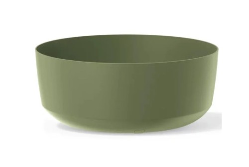 PROSPERPLAST Doniczka Gracia Low - ziemisty zielony 3,8 L 