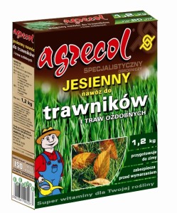 AGRECOL Nawóz jesienny do trawników 1,2kg - przygotowuje do zimy